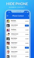 برنامه‌نما Hide Phone Number Contacts عکس از صفحه