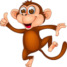 Monkeys Stickers WAStickerApps icône
