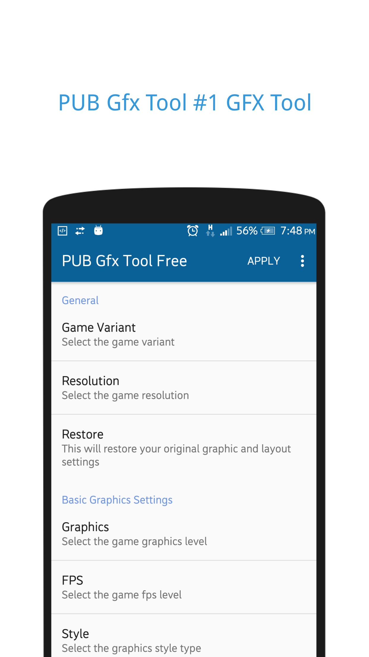 PUB Gfx Tool FreeðŸ”§ for PUBG mobile for Android - APK Download - 