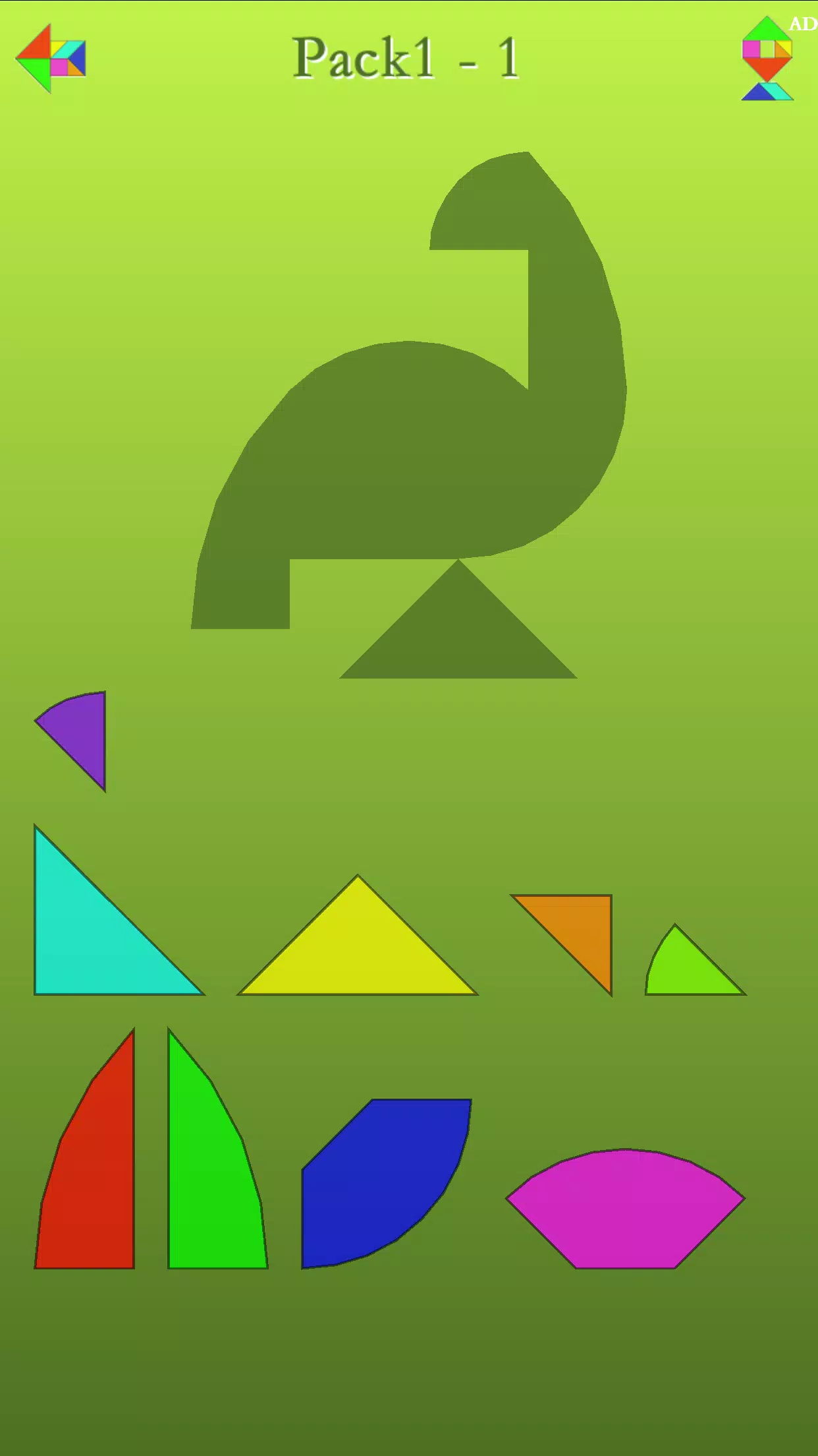 Tangram Puzzle Jogo Poligrama versão móvel andróide iOS apk baixar