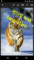 bangla text on picture Affiche