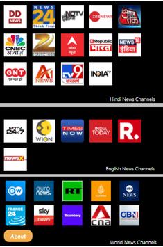 Indian News Channels Live poster