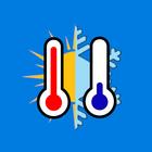 Heat Index and Wind Chill Zeichen
