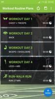 Gym Workout: Routines Planner - Personal Trainer 海报