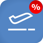 Cheap flights airline tickets icon