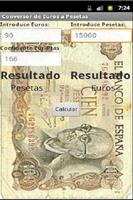 Conversor de Euros y Pesetas โปสเตอร์