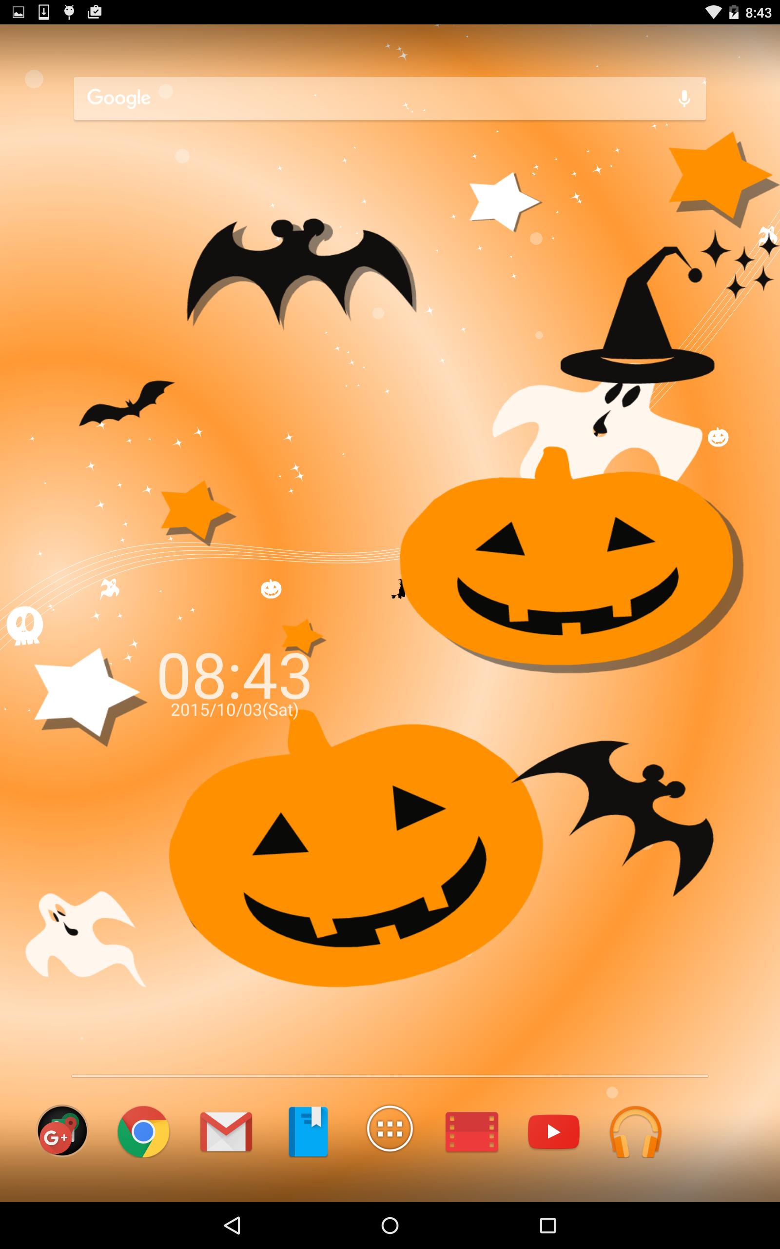 ハロウィン パンプキンと時計のライブ壁紙 For Android Apk Download