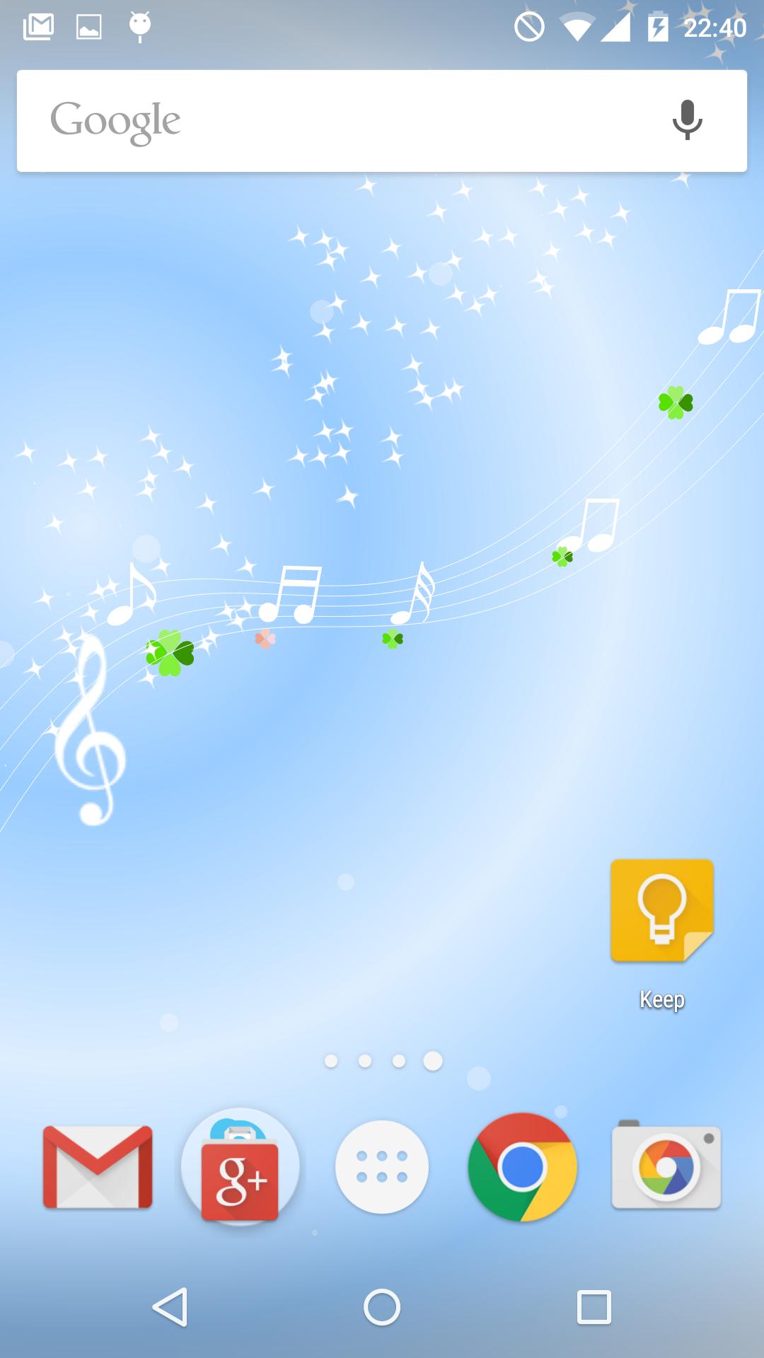 クローバーと音符 ライブ壁紙 無料版 Free For Android Apk Download