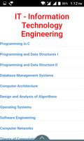 IT Engineering study Notes Affiche