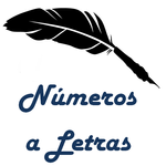 Números a letras icon