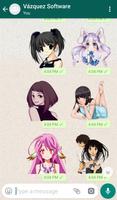 WASticker Anime Stickers تصوير الشاشة 3
