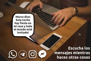 Leer mensajes en voz alta captura de pantalla 1