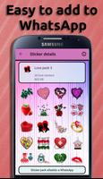 برنامه‌نما WASticker Love Stickers عکس از صفحه