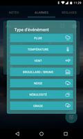 Alertes météo personnalisées capture d'écran 1