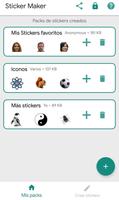 Crear Stickers para WhatsApp Poster