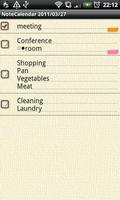 NoteCalendar capture d'écran 2