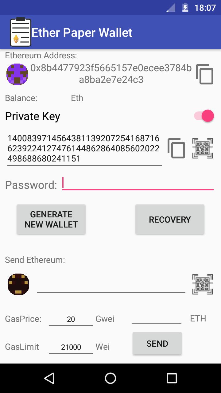 ETH Paper Wallet APK for Android Download