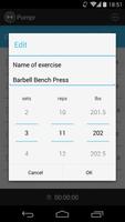 PUMPR - Training Journal تصوير الشاشة 3