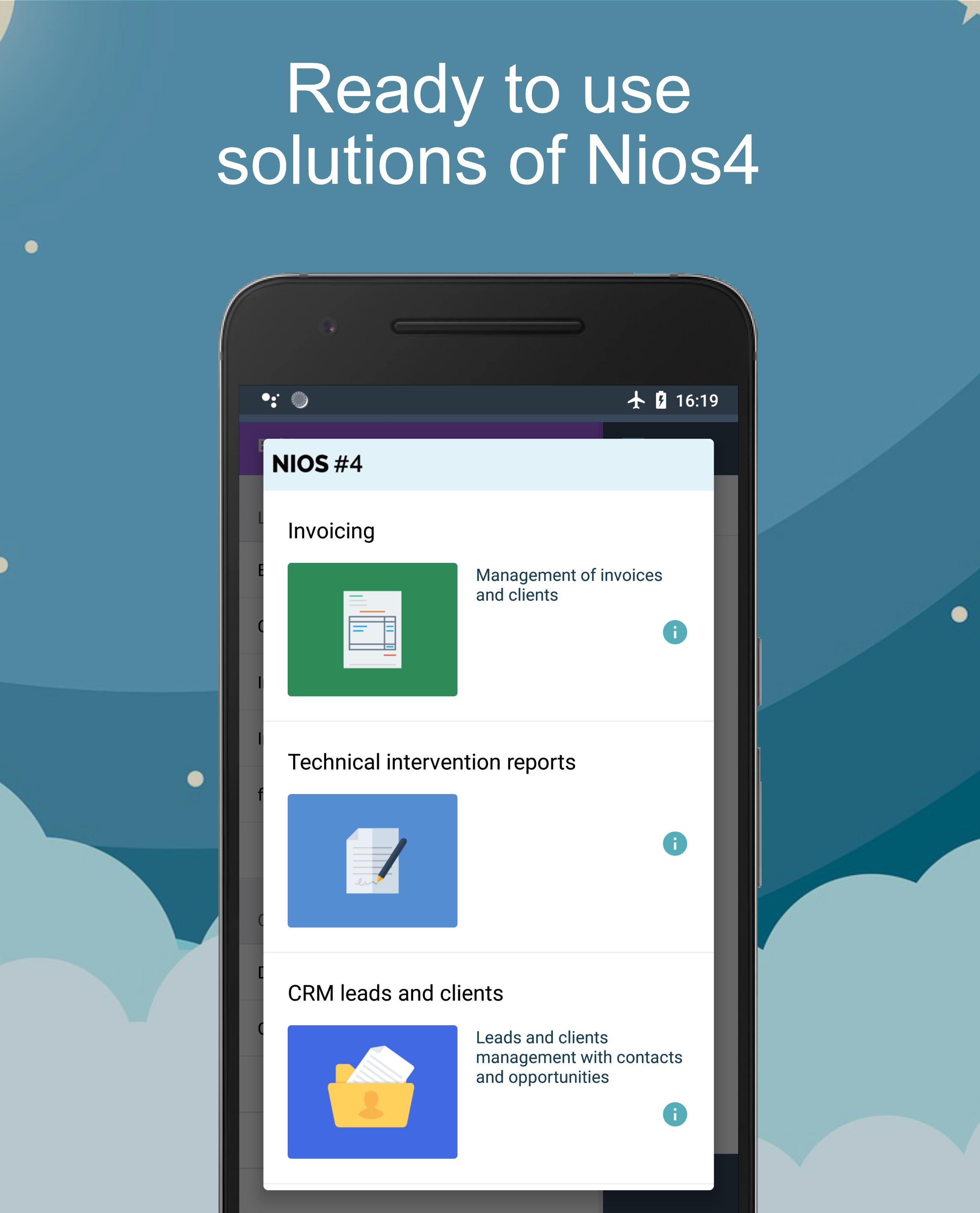 Nios4. As app. Application of Nio. Professional application