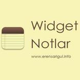Widget Notlar