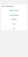 CPC - CPM Calculator Cartaz