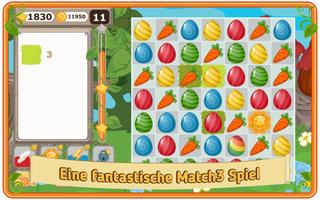 Basket Bunny - match 3 Plakat