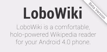 LoboWiki Reader for Wikipedia