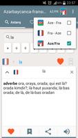 French-Azerbaijani dictionary capture d'écran 1