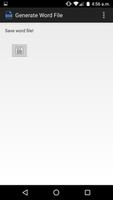 Generate Word File الملصق
