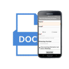 Data Form to Word icône