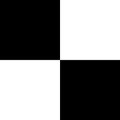 Tap Black and White Piano