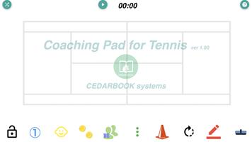 Coaching Pad for Tennis poster