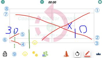 Coaching Pad for Tennis capture d'écran 1