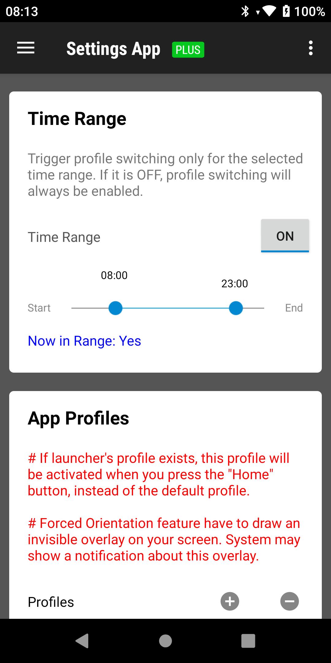 App settings android App settings android