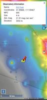 2 Schermata Light pollution map