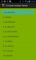 10 Surah Amalan Harian স্ক্রিনশট 1