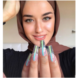 fashion hijab nd nail 2020