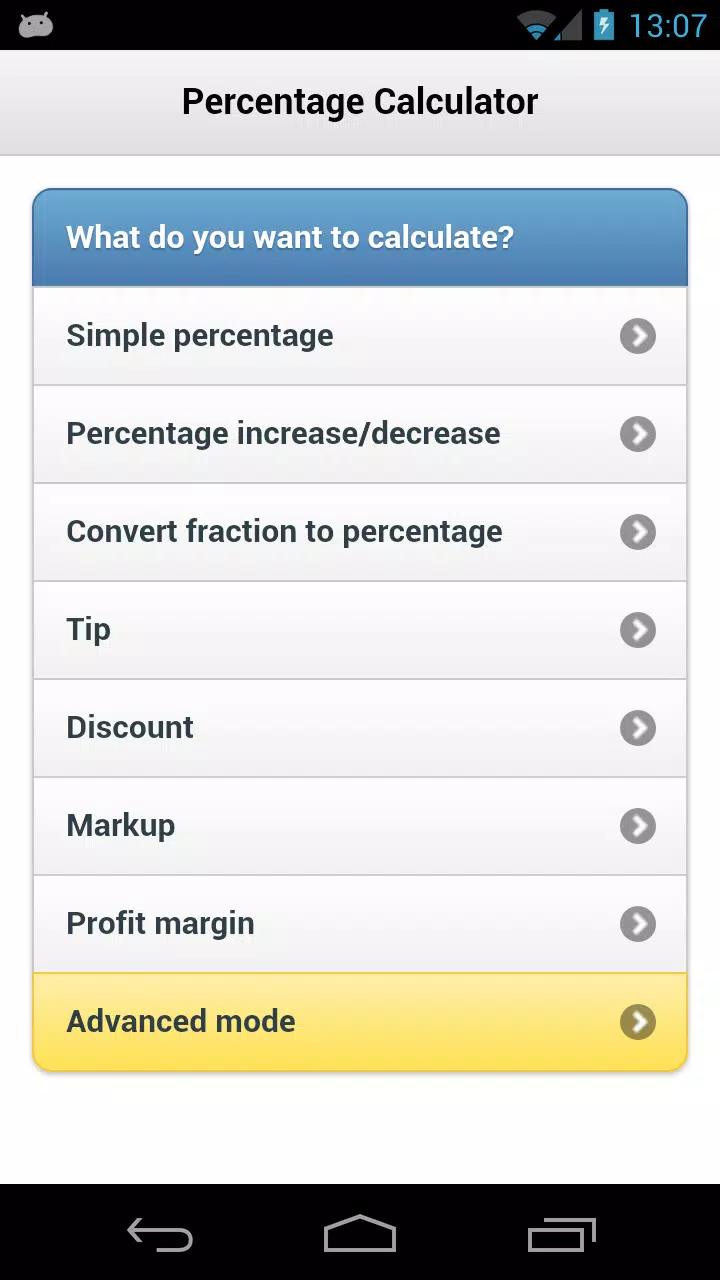 Percentage Calculator v1 APK for Android Download