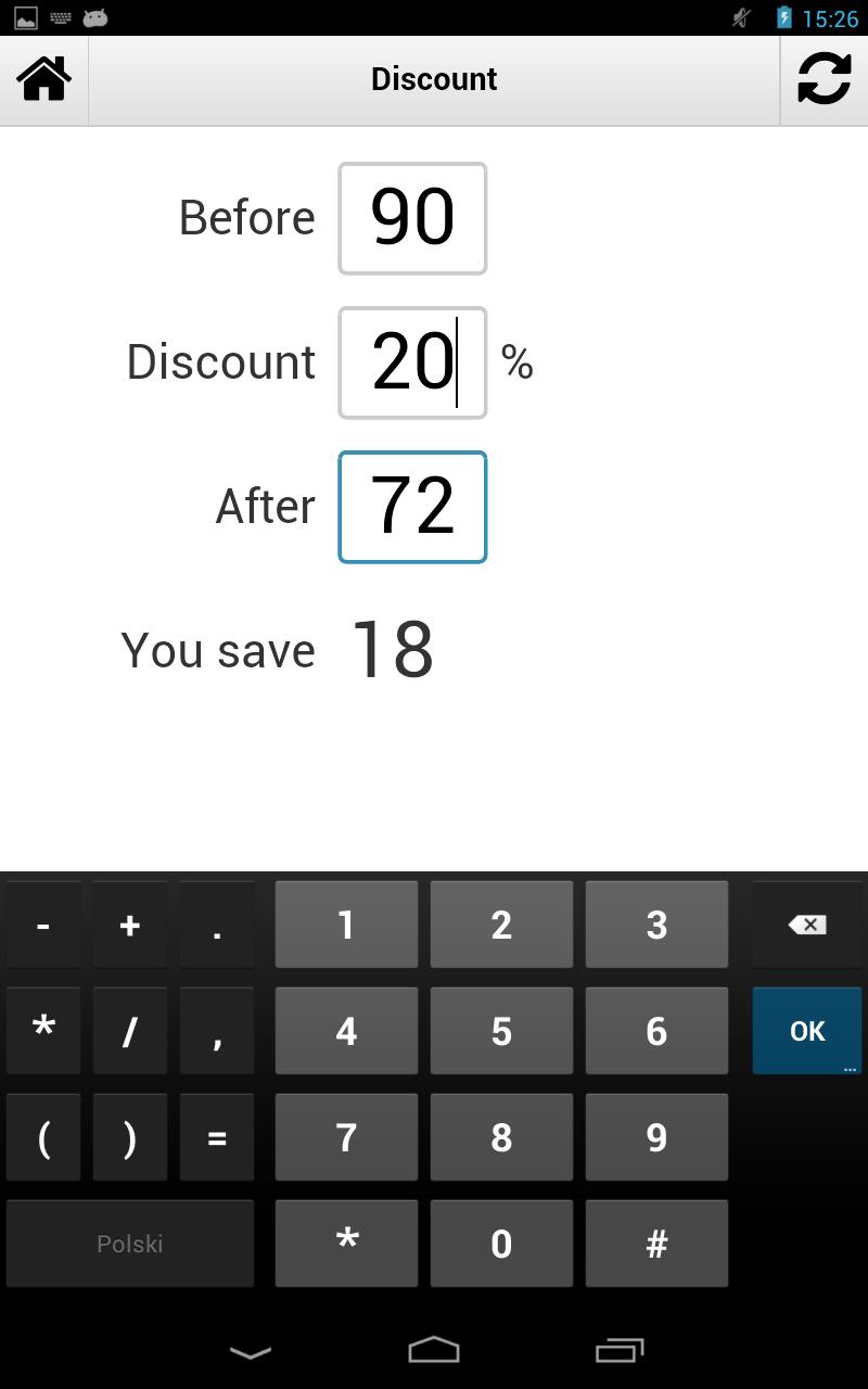 task percentage calculator
