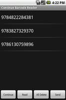 Continue Barcode Reader captura de pantalla 2