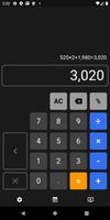 One Hand Simple Calculator постер