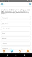 Virtual Business Card capture d'écran 1