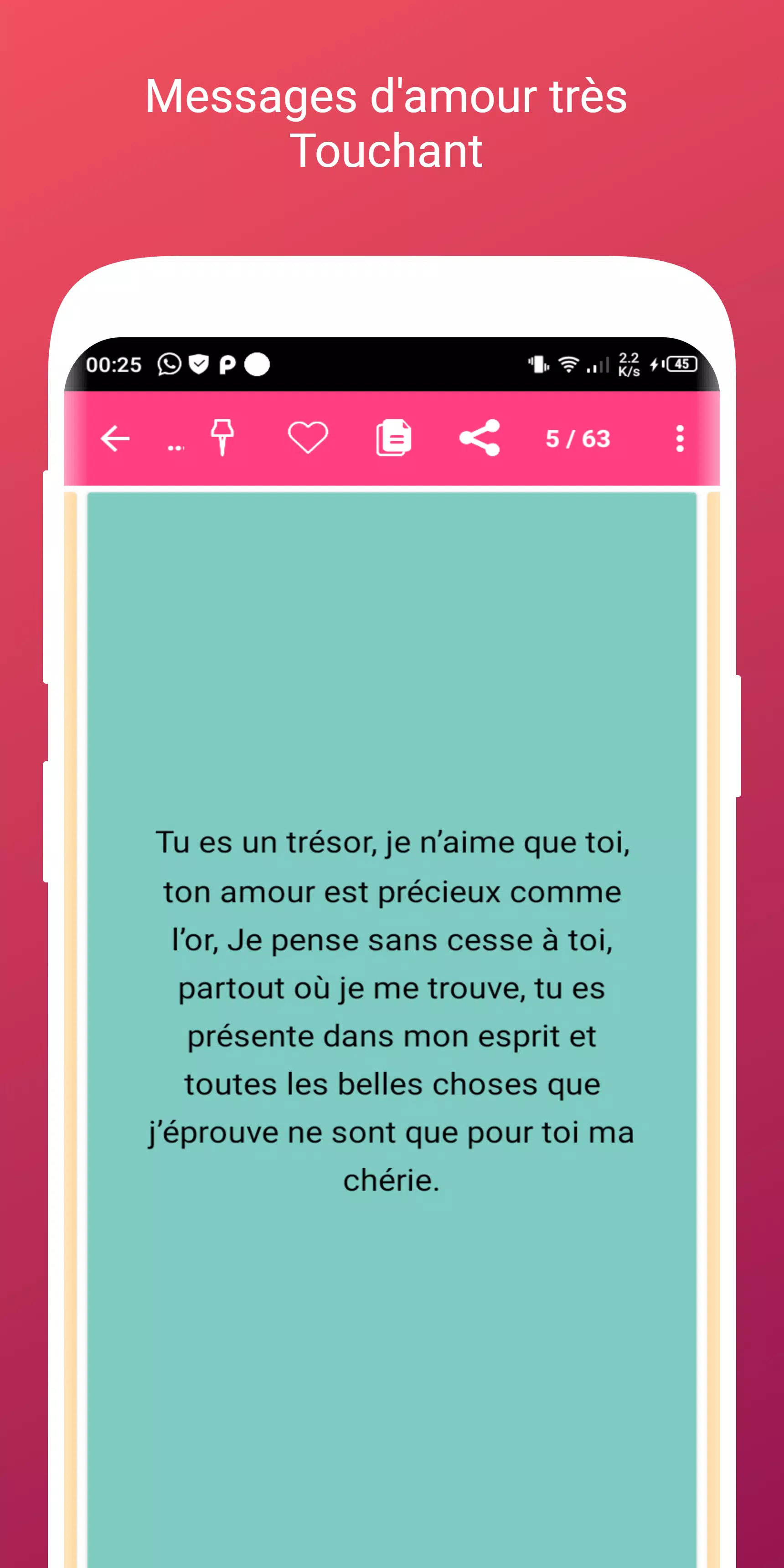 Sms D Amour Tres Touchant 22 For Android Apk Download