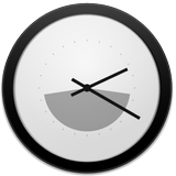 24h Analog Clock Widget icône