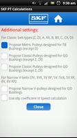 SKF Belt Calc screenshot 1