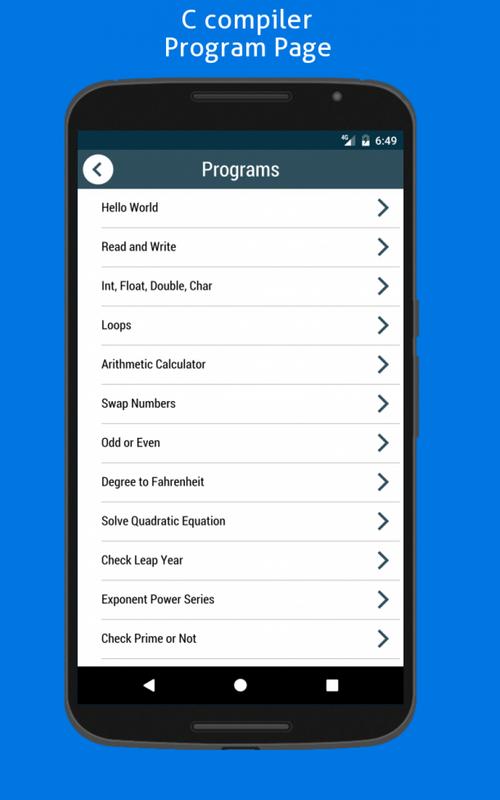 c compiler for android download