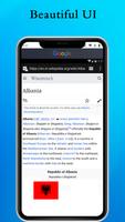 Albania Browser - Fast & Secure Proxy Browser capture d'écran 3