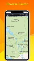 Cambodia Browser - Fast & Secure Proxy Browser capture d'écran 1