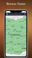 Romania Browser - Fast & Secure Proxy Browser capture d'écran 1
