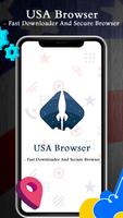 USA Browser - Fast & Secure Proxy Browser पोस्टर